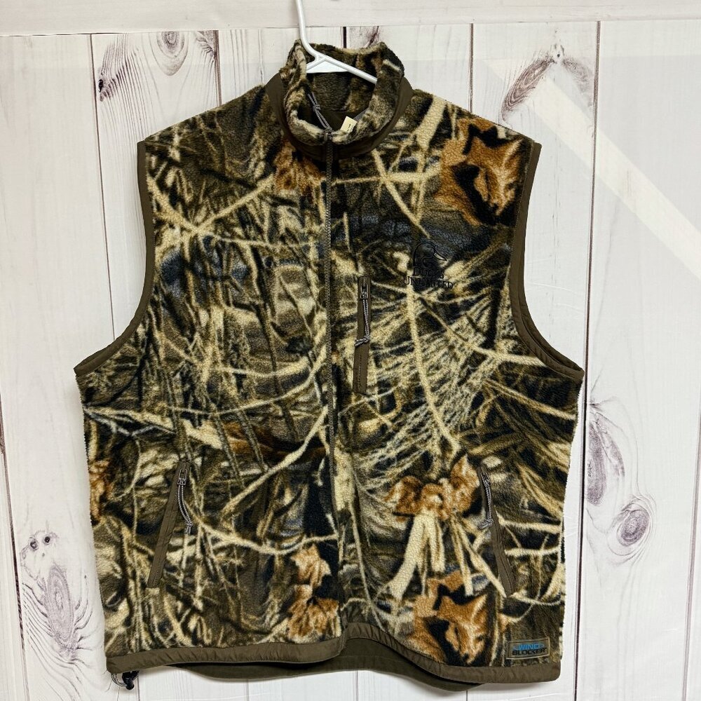 Whitewater Windblocker Vest Men’s‎ XL Ducks Unlimited Camo NWT